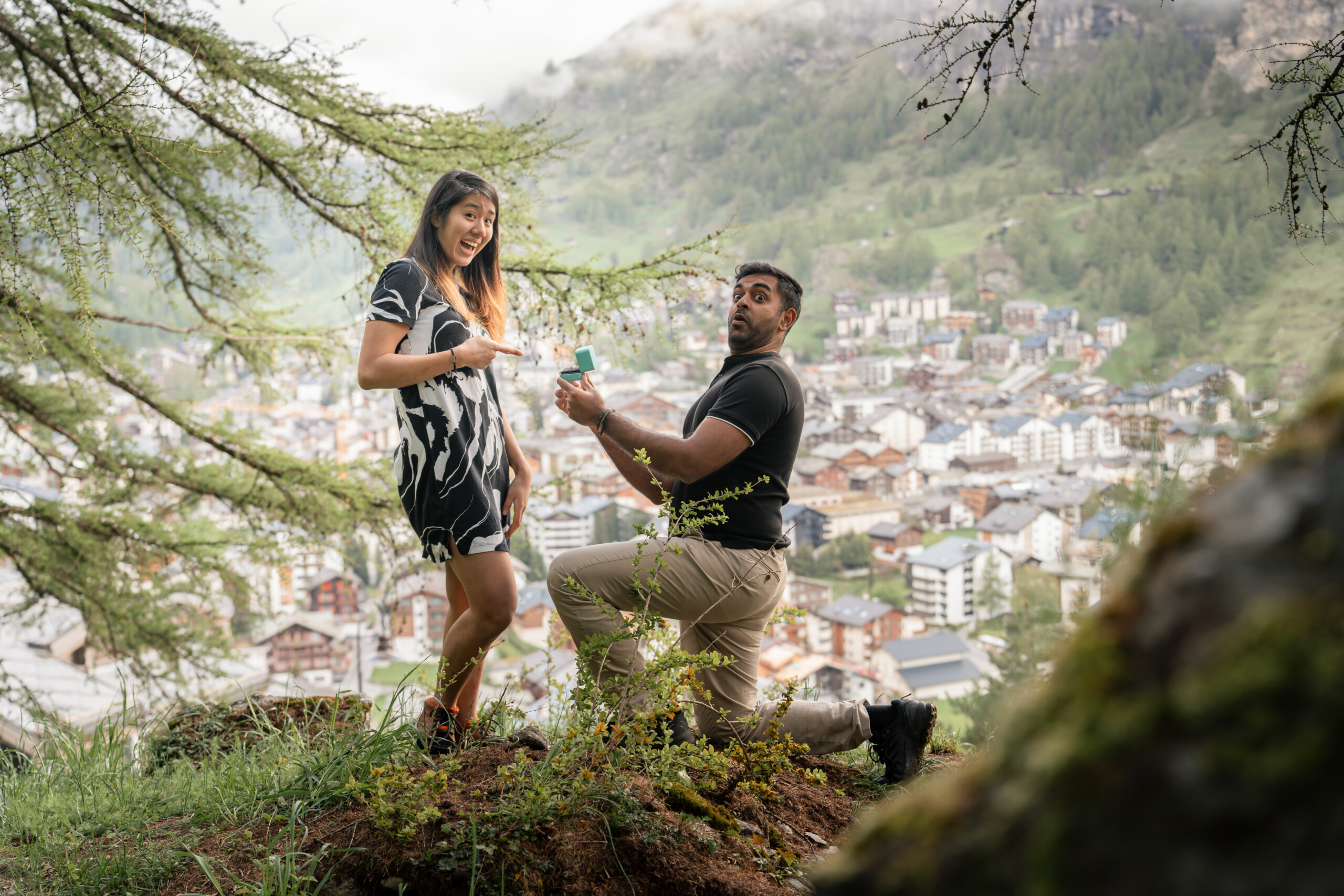 Proposal photoshoot by Enric, Localgrapher in Zermatt