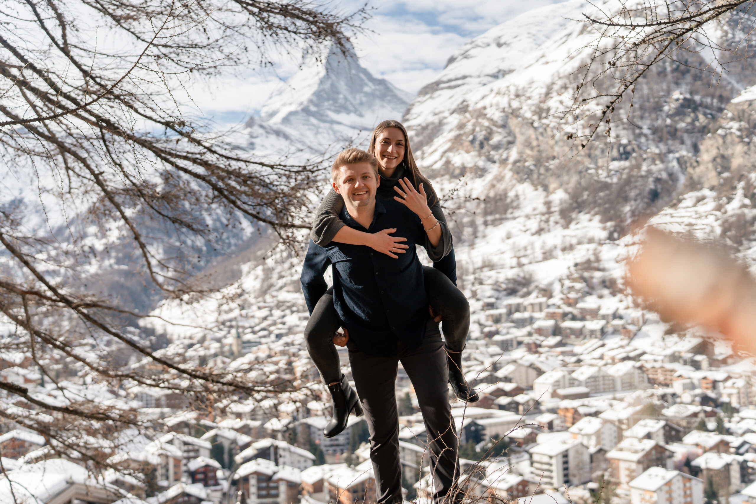 Proposal photoshoot by Enric, Localgrapher in Zermatt